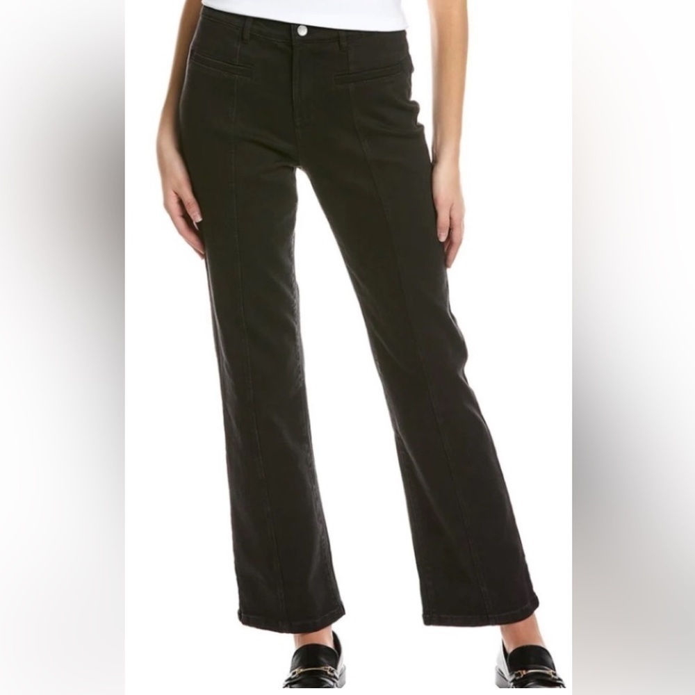 J.mclaughlin Black Mid-Rise Wide Leg Size 8 Emmie Jeans